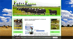 Desktop Screenshot of federfauna.org