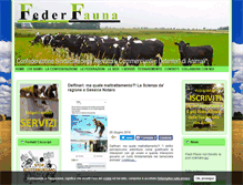 Tablet Screenshot of federfauna.org